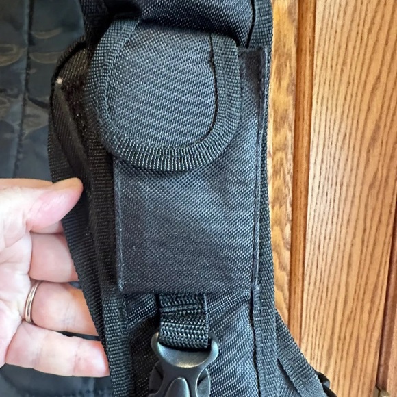 NexPak Tactical Sling Shoulder Hiking Backpack Pink Black Crossbody Travel 21” - Picture 7 of 14